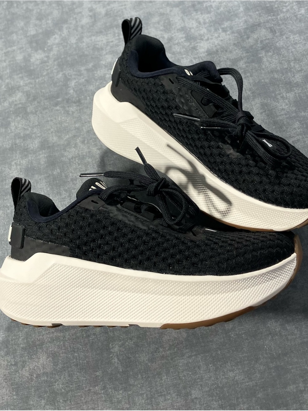 NOBULL Black and White Women's Platform Trainers
